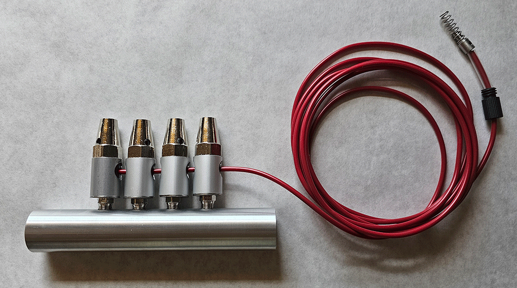 ionization blow off nozzles with air header