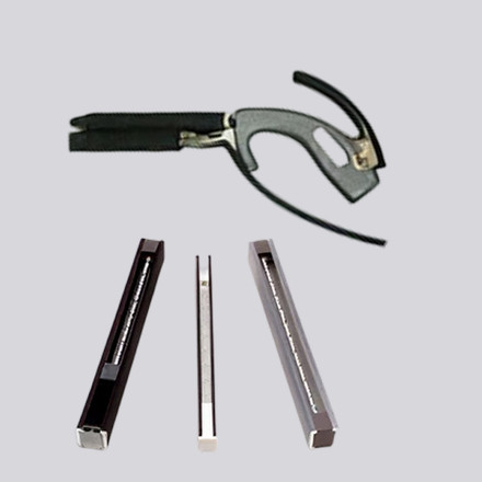 Static eliminator gun and ionizing bars